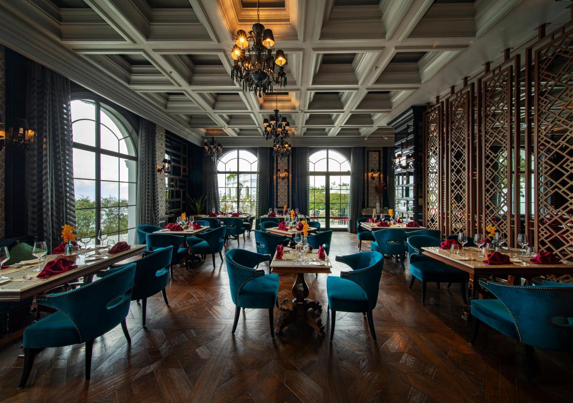Silk Path Grand Sapa Resort & Spa Экстерьер фото The restaurant