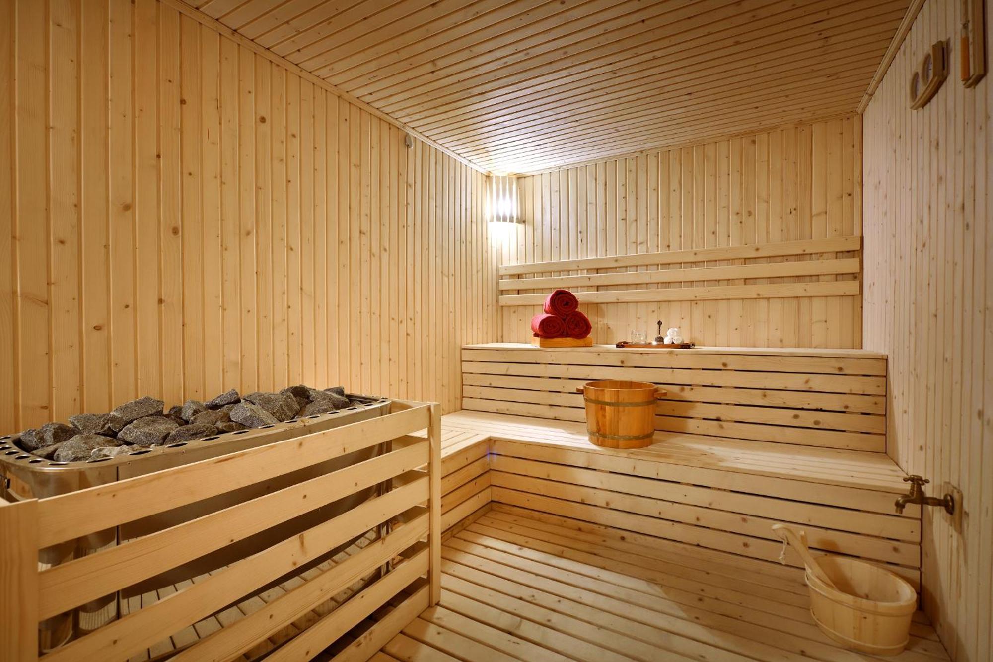 Silk Path Grand Sapa Resort & Spa Экстерьер фото A Finnish sauna